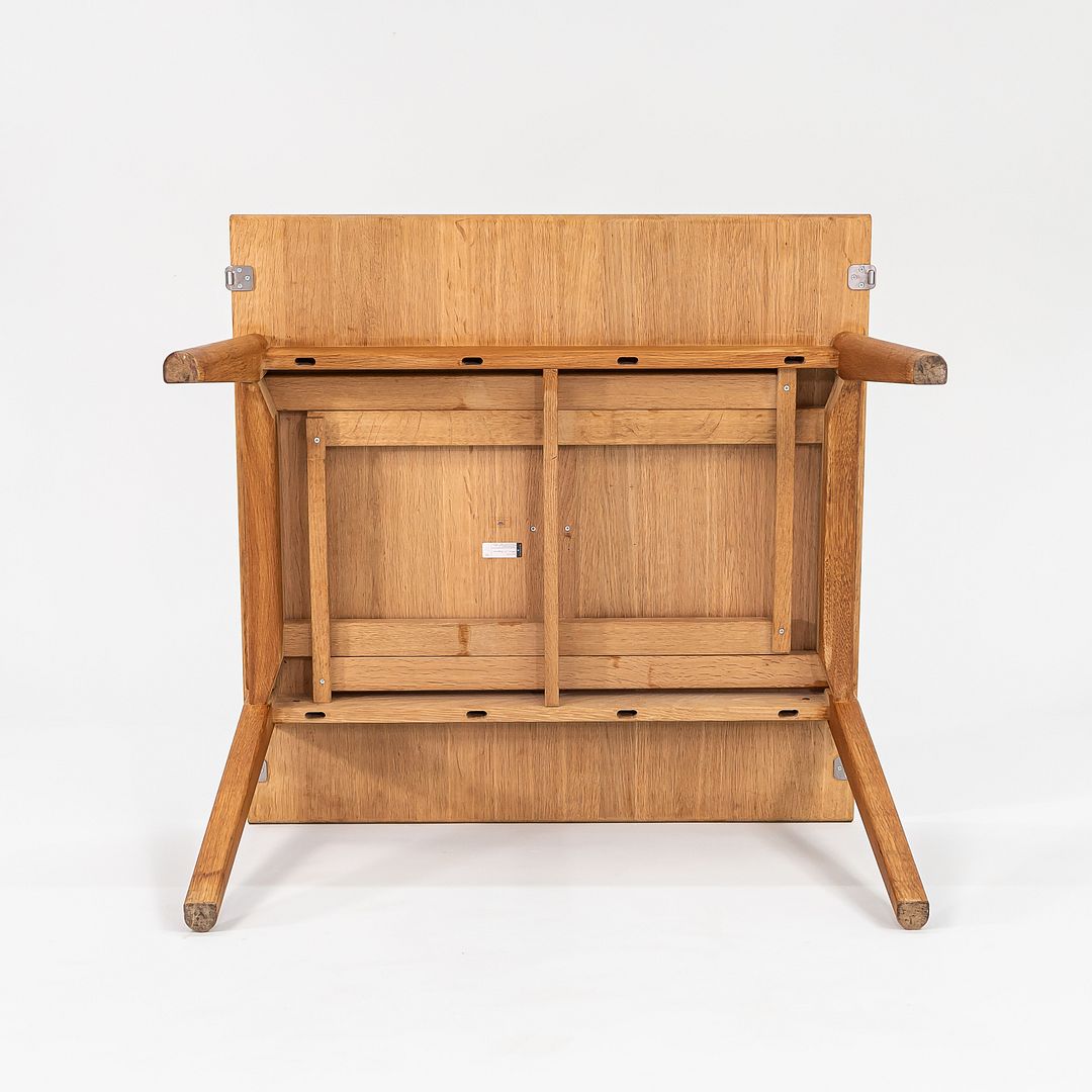 2006 Hans Wegner for Carl Hansen CH002 Drop Leaf Dining Table in Oak, 36 x 74