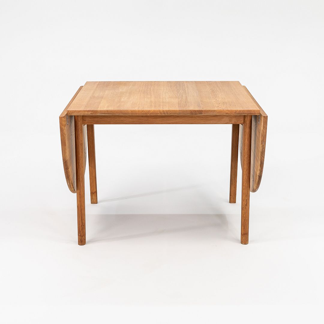 2006 Hans Wegner for Carl Hansen CH002 Drop Leaf Dining Table in Oak, 36 x 74