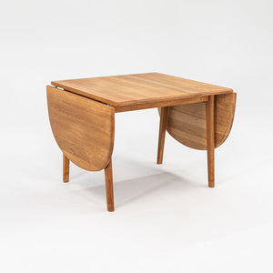 2006 Hans Wegner for Carl Hansen CH002 Drop Leaf Dining Table in Oak, 36 x 74