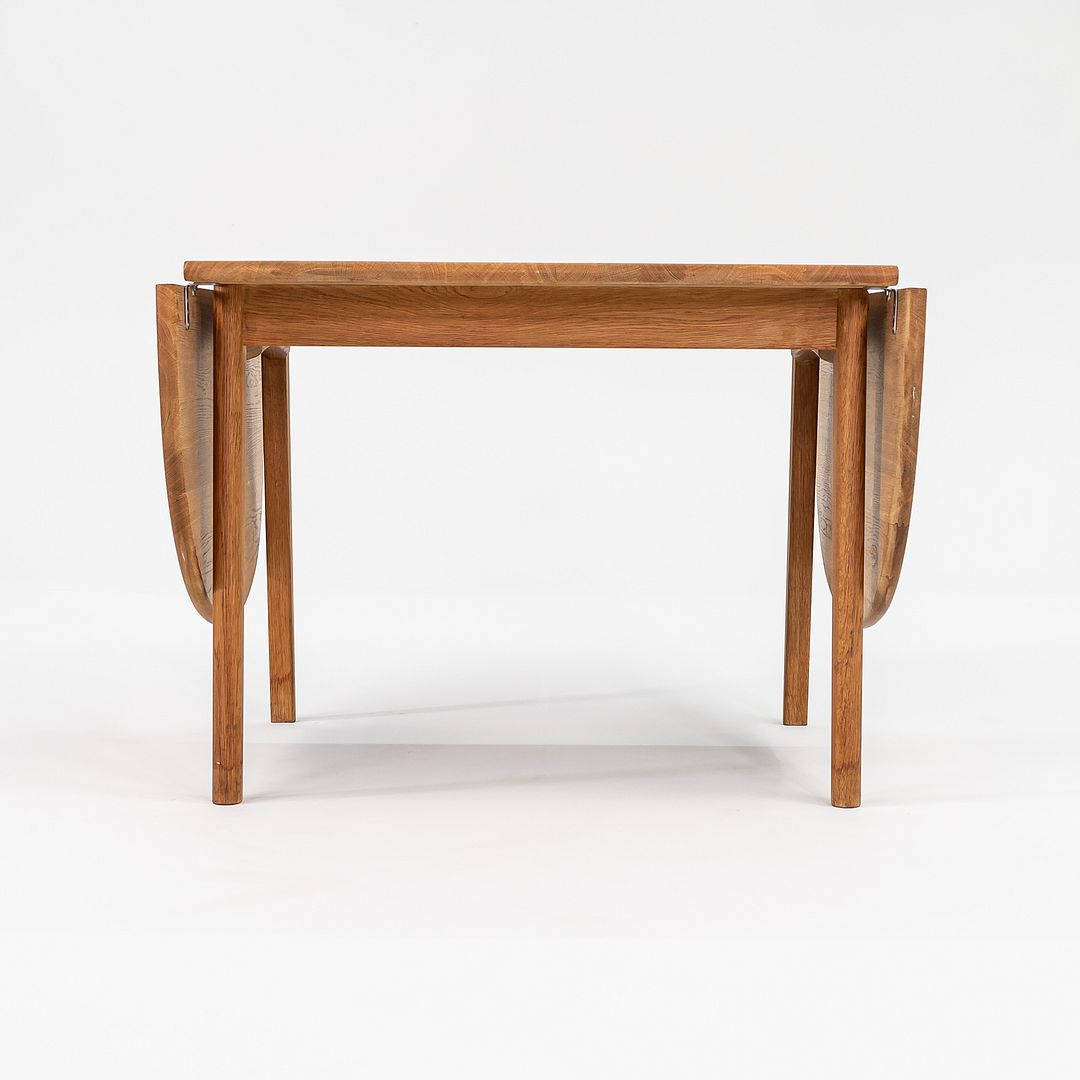 2006 Hans Wegner for Carl Hansen CH002 Drop Leaf Dining Table in Oak, 36 x 74