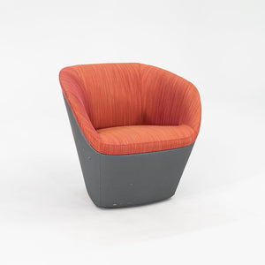 2019 Pair of Soft Swivel Chairs, Model 2010 by Jehs + Laub for Davis Furniture in Fabric and Vinyl