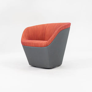 2019 Pair of Soft Swivel Chairs, Model 2010 by Jehs + Laub for Davis Furniture in Fabric and Vinyl