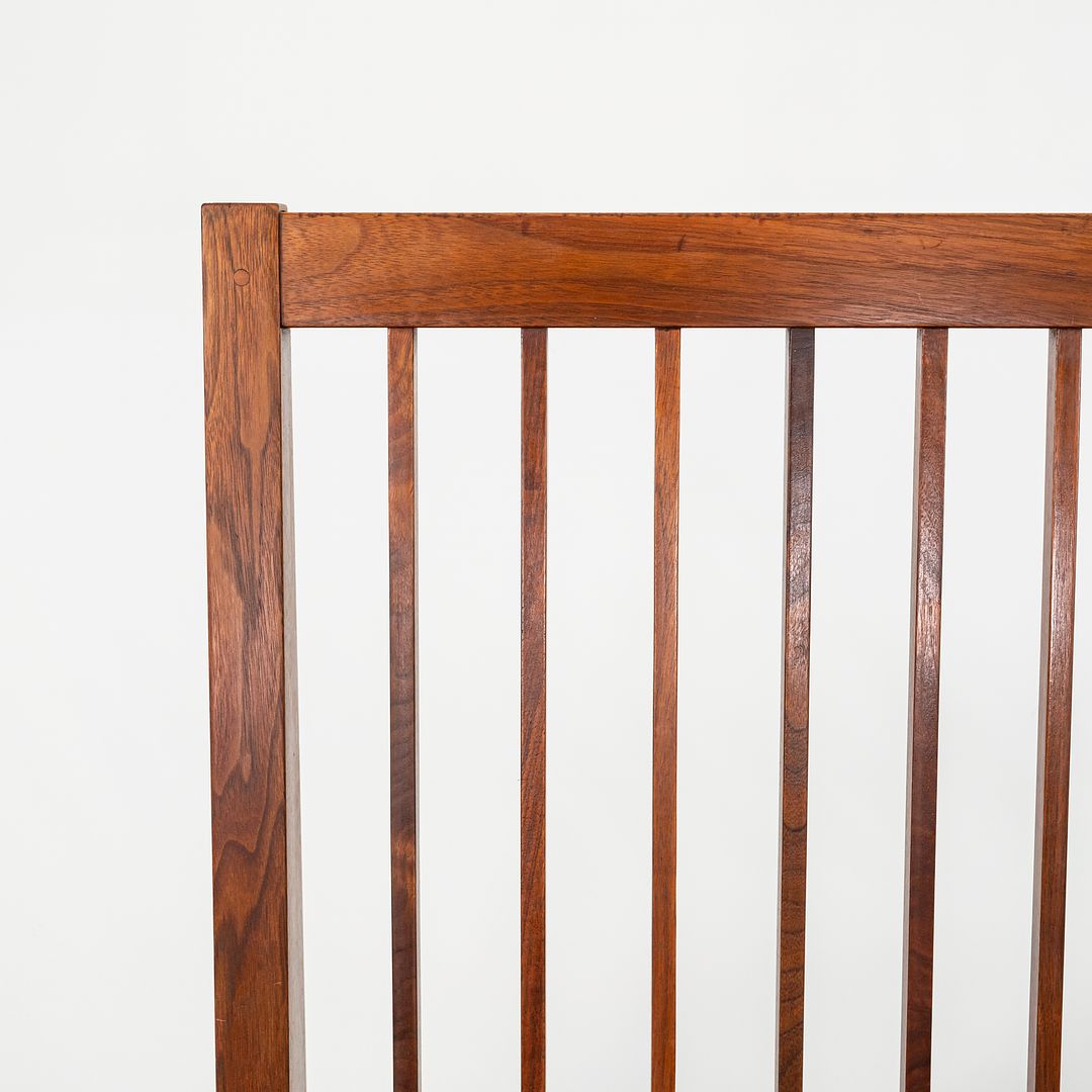 1950s Three Seat Slatted Settee Sofa by George Nakashima in Black Walnut
