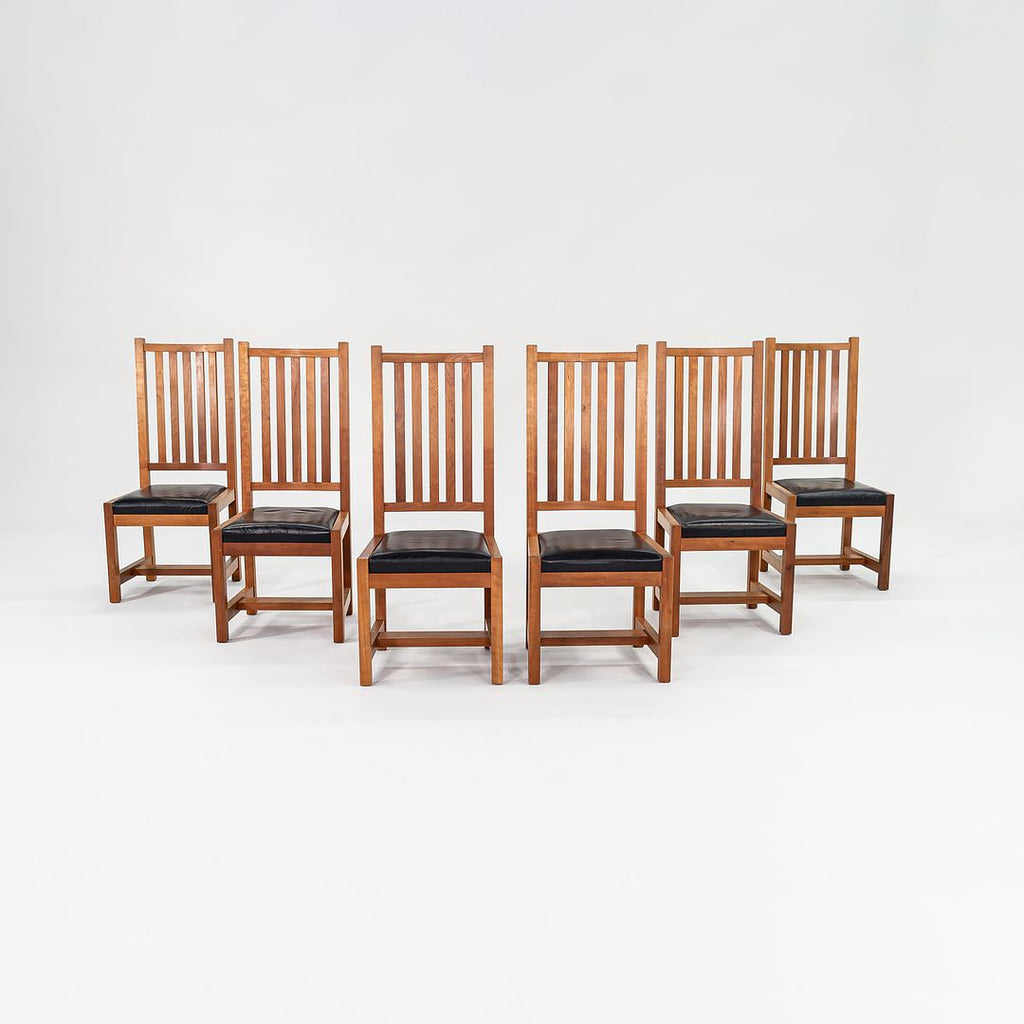 1990 Slatted Mission-Style Dining Chair by Thomas Moser in Solid Cherry Hardwood Sets Available