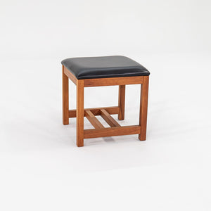 1990 Mission-Style Stool by Thomas Moser in Solid Cherry Hardwood Sets Available