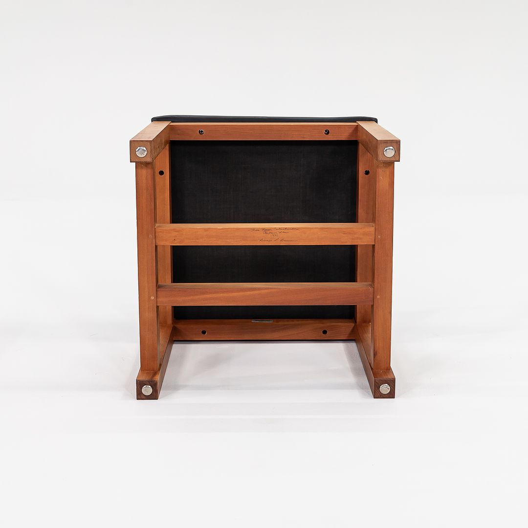 1990 Mission-Style Stool by Thomas Moser in Solid Cherry Hardwood Sets Available