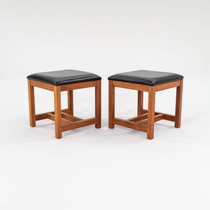 1990 Mission-Style Stool by Thomas Moser in Solid Cherry Hardwood Sets Available