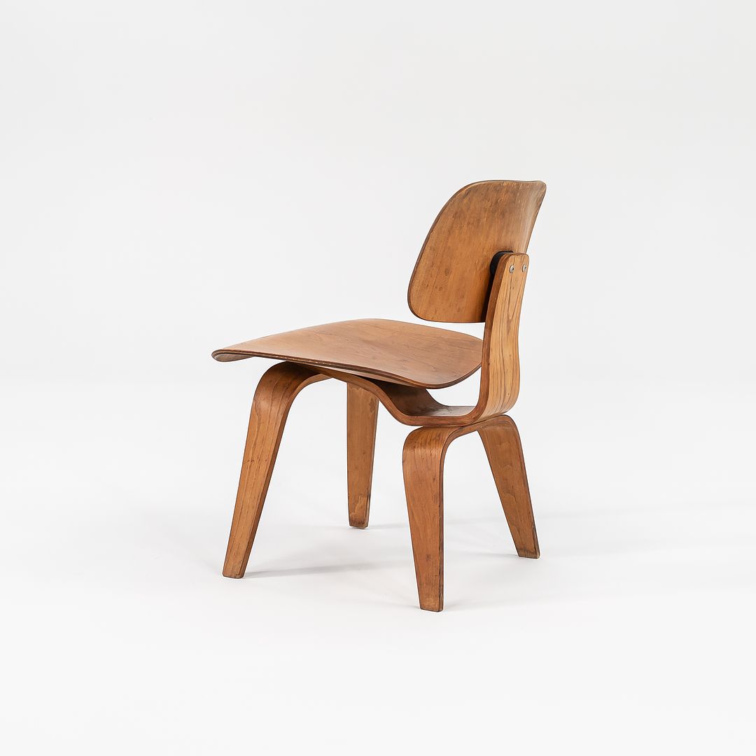 1946 DCW Chair by Ray and Charles Eames for Evans Products Company in Calico Ash