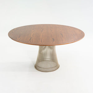 1960s Warren Platner for Knoll Dining Table with 54" Oak Top Model 3716T