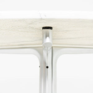 1968 T105 Dining Table by Preben Fabricius and Jorgen Kastholm for Kill International in White Marble and Aluminum