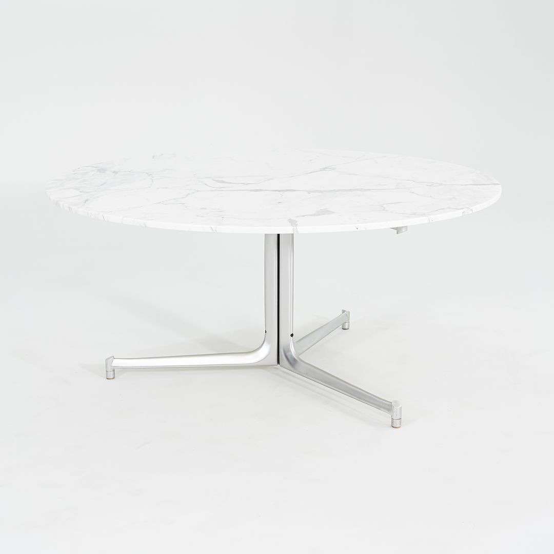 1968 T105 by Preben Fabricius and Jorgen Kastholm for Kill International in White Marble and Aluminum