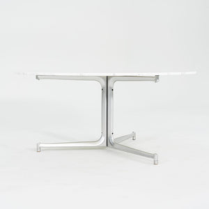 1968 T105 by Preben Fabricius and Jorgen Kastholm for Kill International in White Marble and Aluminum
