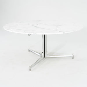 1968 T105 by Preben Fabricius and Jorgen Kastholm for Kill International in White Marble and Aluminum