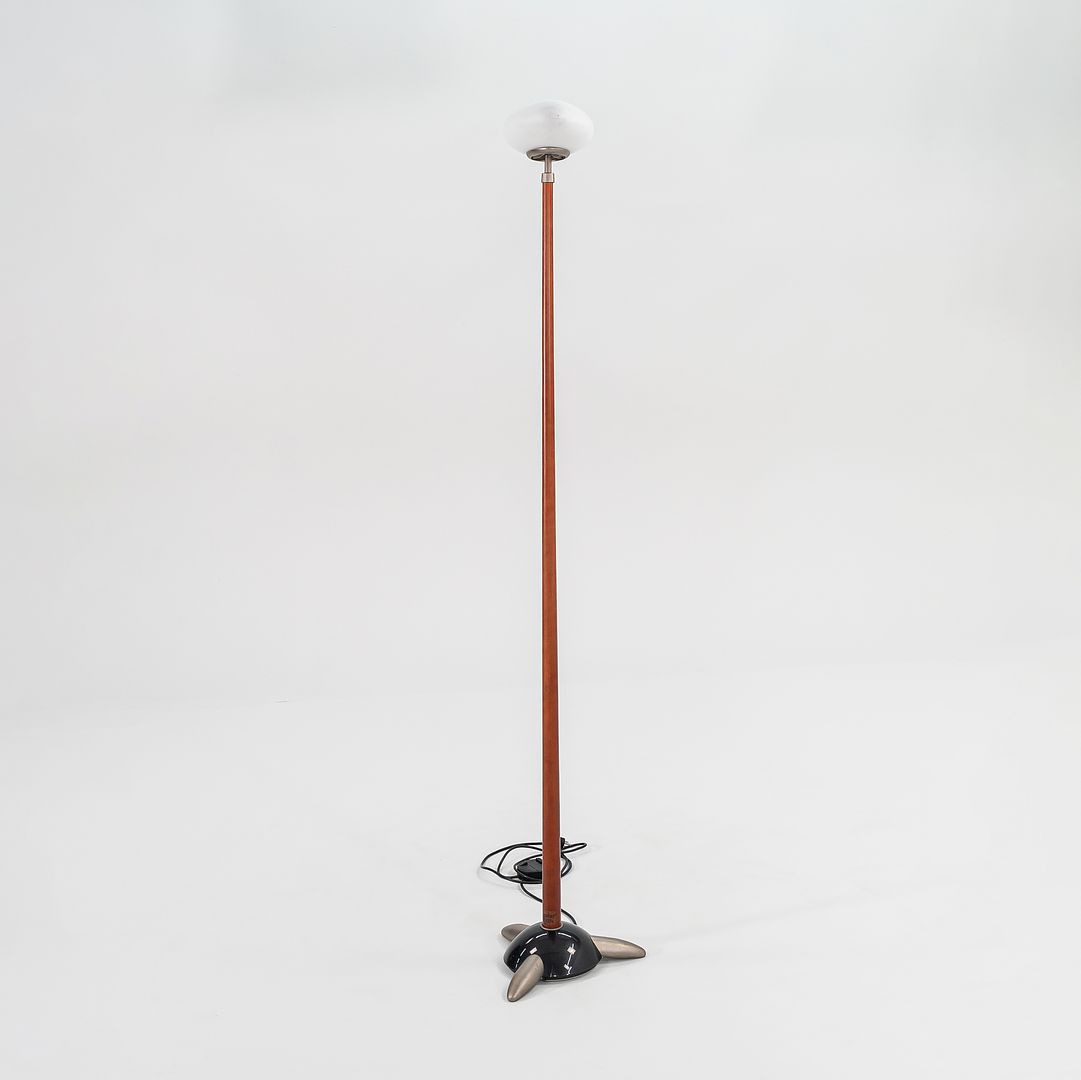 SOLD 1993 PAO Floor Lamp by Matteo Thun for Arteluce Italy in Cherry and Glass