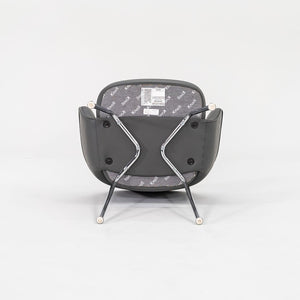 SOLD 2009 Saarinen Executive Dining Chair, Model 71 APC by Eero Saarinen for Knoll in Grey Vinyl 4x Available
