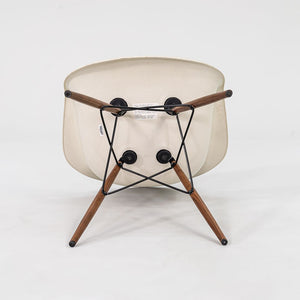 2016 DFAW Armchair by Charles and Ray Eames for Herman Miller in Parchment Fiberglass and Walnut Sets Available
