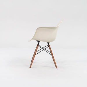 2016 DFAW Armchair by Charles and Ray Eames for Herman Miller in Parchment Fiberglass and Walnut Sets Available