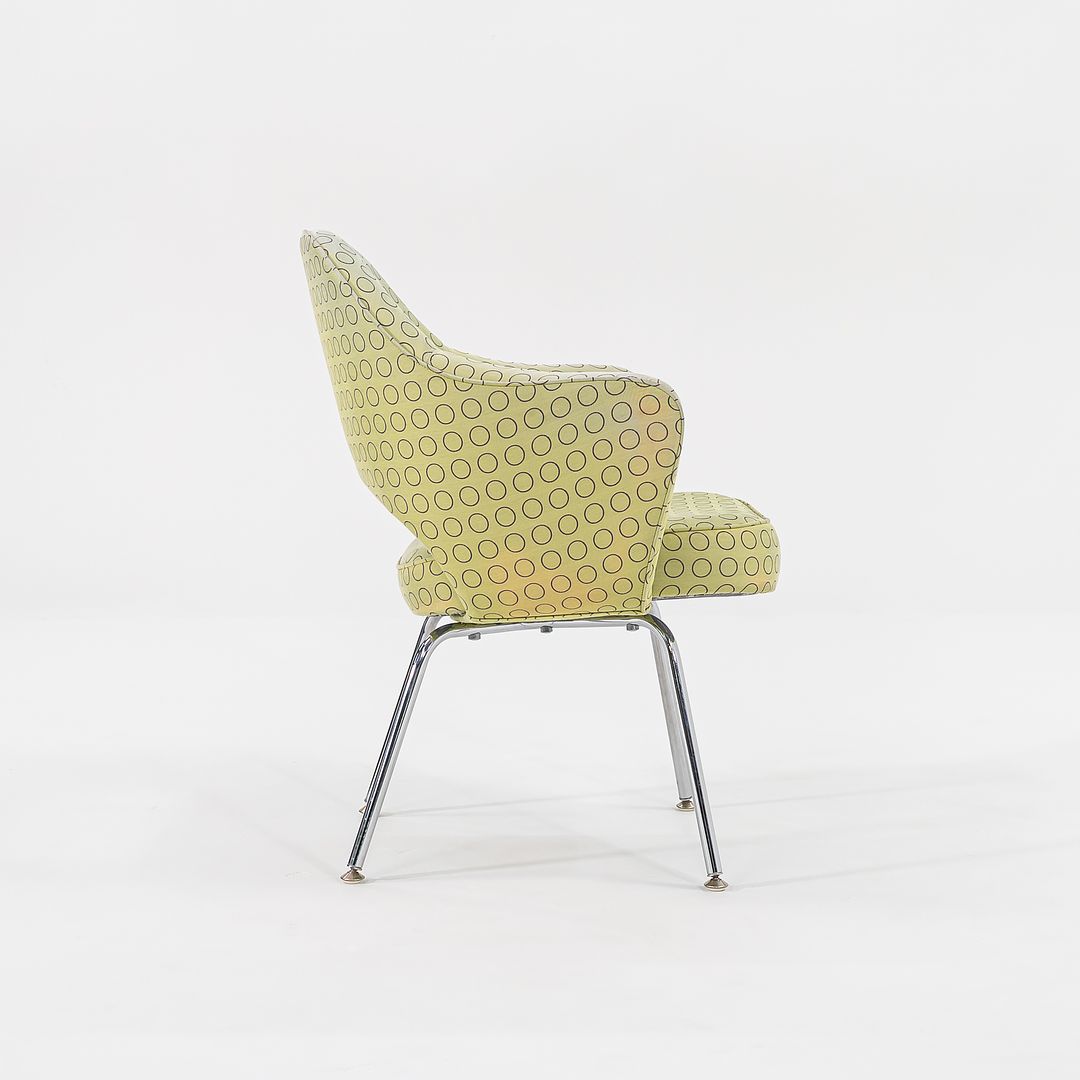 2007 Executive Arm Chair, Model 71APC by Eero Saarinen for Knoll in Green Fabric 12x Available