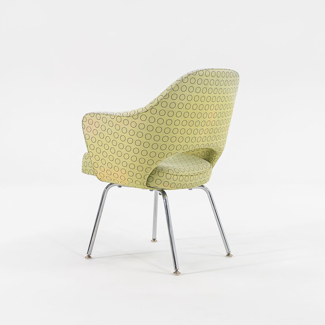 2007 Executive Arm Chair, Model 71APC by Eero Saarinen for Knoll in Green Fabric 12x Available