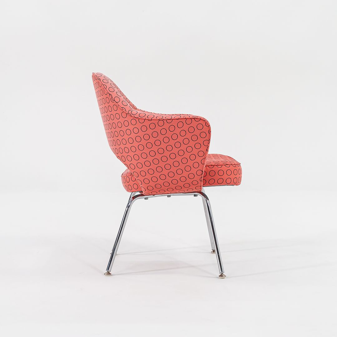 2007 Executive Arm Chair, Model 71APC by Eero Saarinen for Knoll in Pink Fabric 10x Available