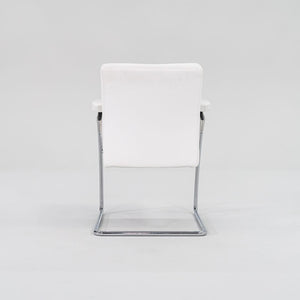 2000 Art Collection Dining Chair by Walter Knoll in White Leather 6x Available