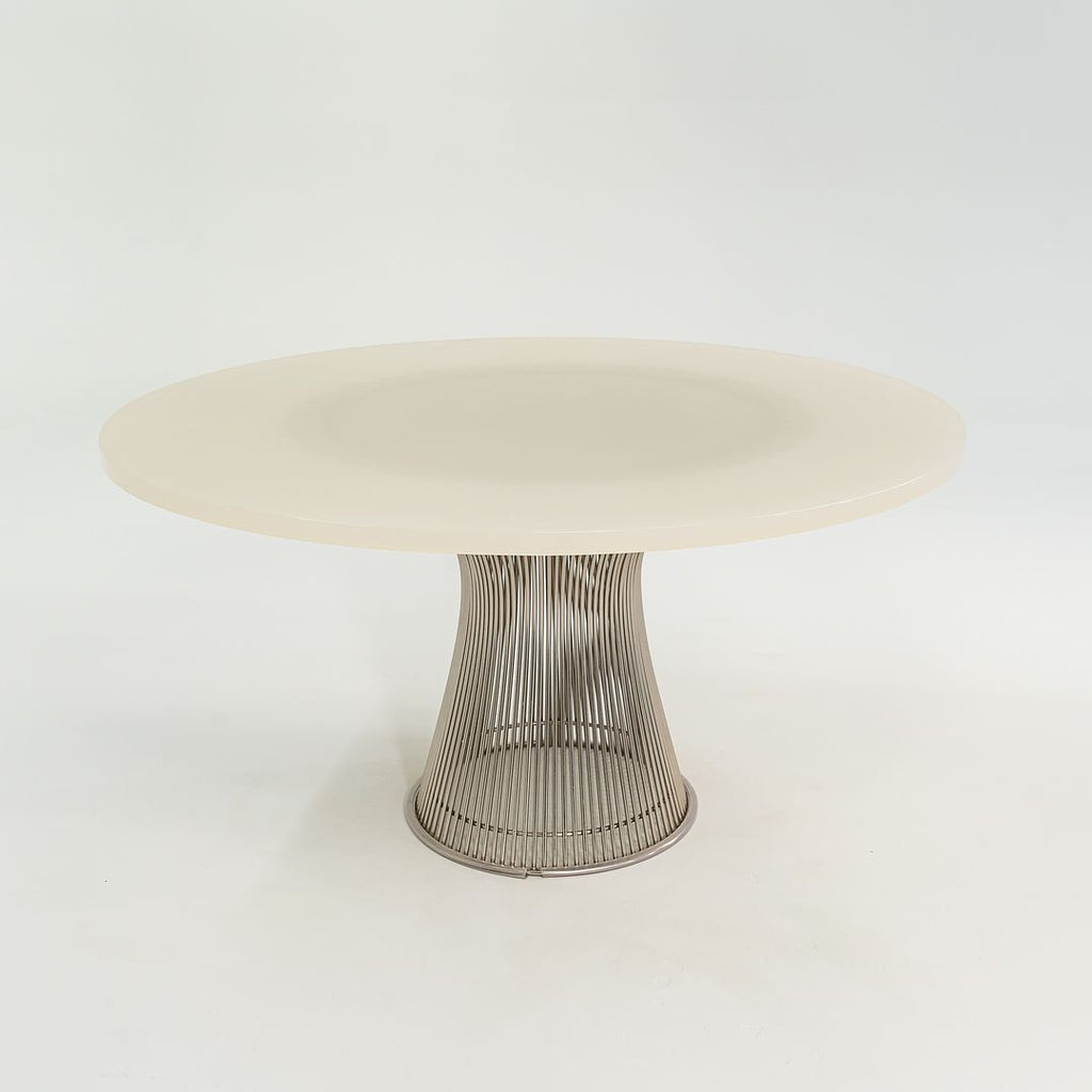 SOLD 2012 Platner Dining Table, 3716T by Warren Platner for Knoll with Custom 54 inch Top