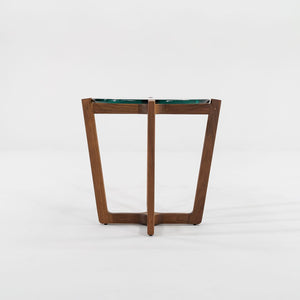 SOLD C. 2016 Brad Ascalon for Design Within Reach Side Table in Walnut and Glass