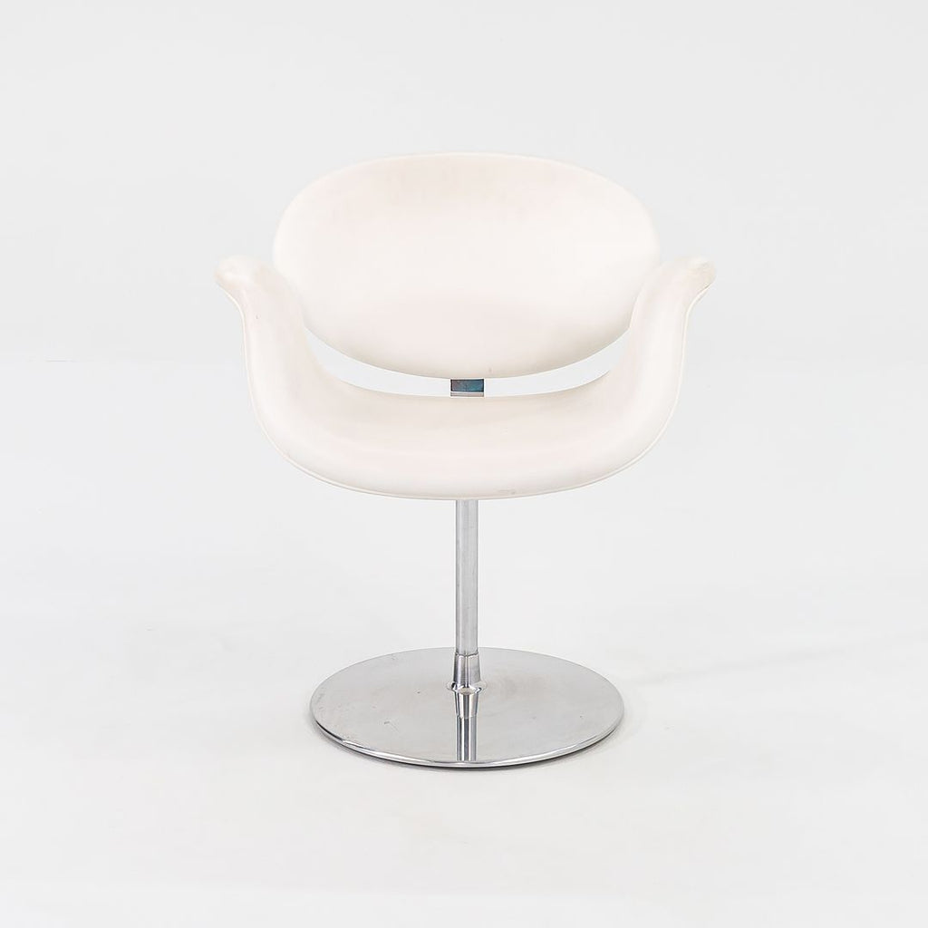 2016 Little Tulip Chair, Model F163 by Pierre Paulin for Artifort in White Leather