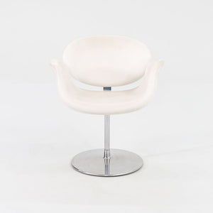 2016 Little Tulip Chair, Model F163 by Pierre Paulin for Artifort in White Leather