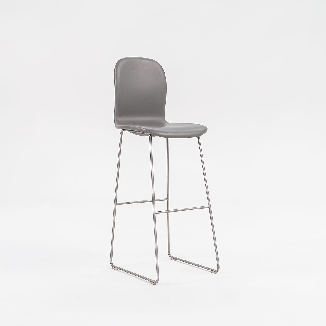 2015 Tate Bar Stool by Jasper Morrison for Cappellini in Leather 7x Available