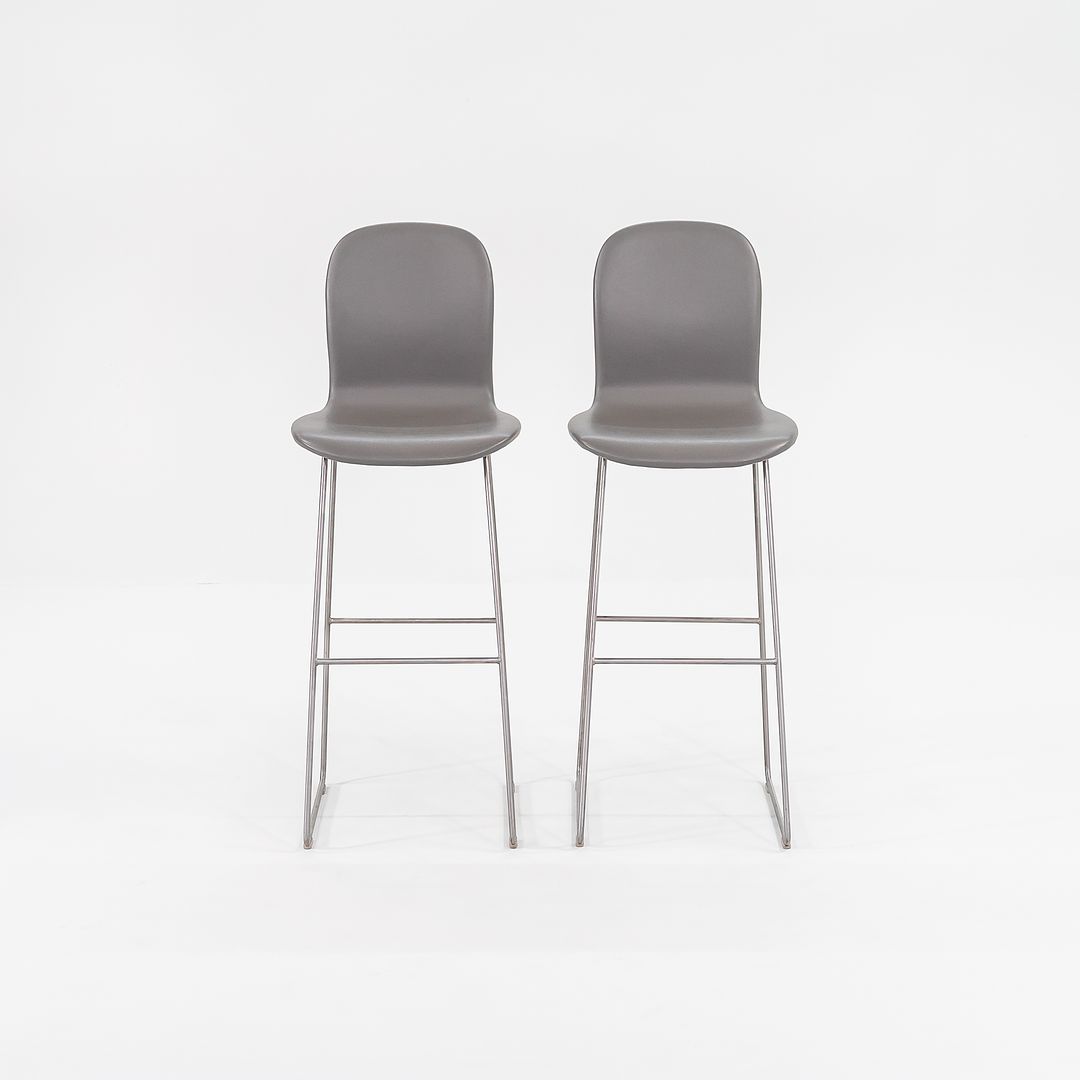 2015 Tate Bar Stool by Jasper Morrison for Cappellini in Leather 7x Available