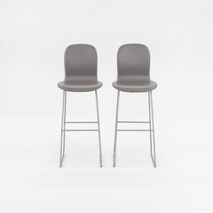 2015 Tate Bar Stool by Jasper Morrison for Cappellini in Leather 7x Available