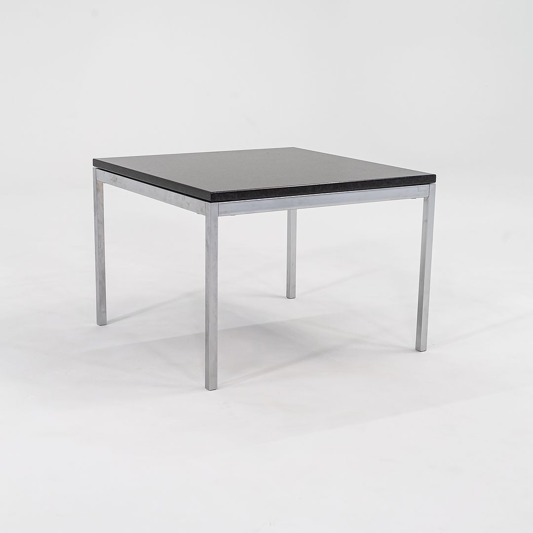 2016 Florence Knoll Coffee / End Table, Model 2510T by Florence Knoll for Knoll in Black Marble 2x Available