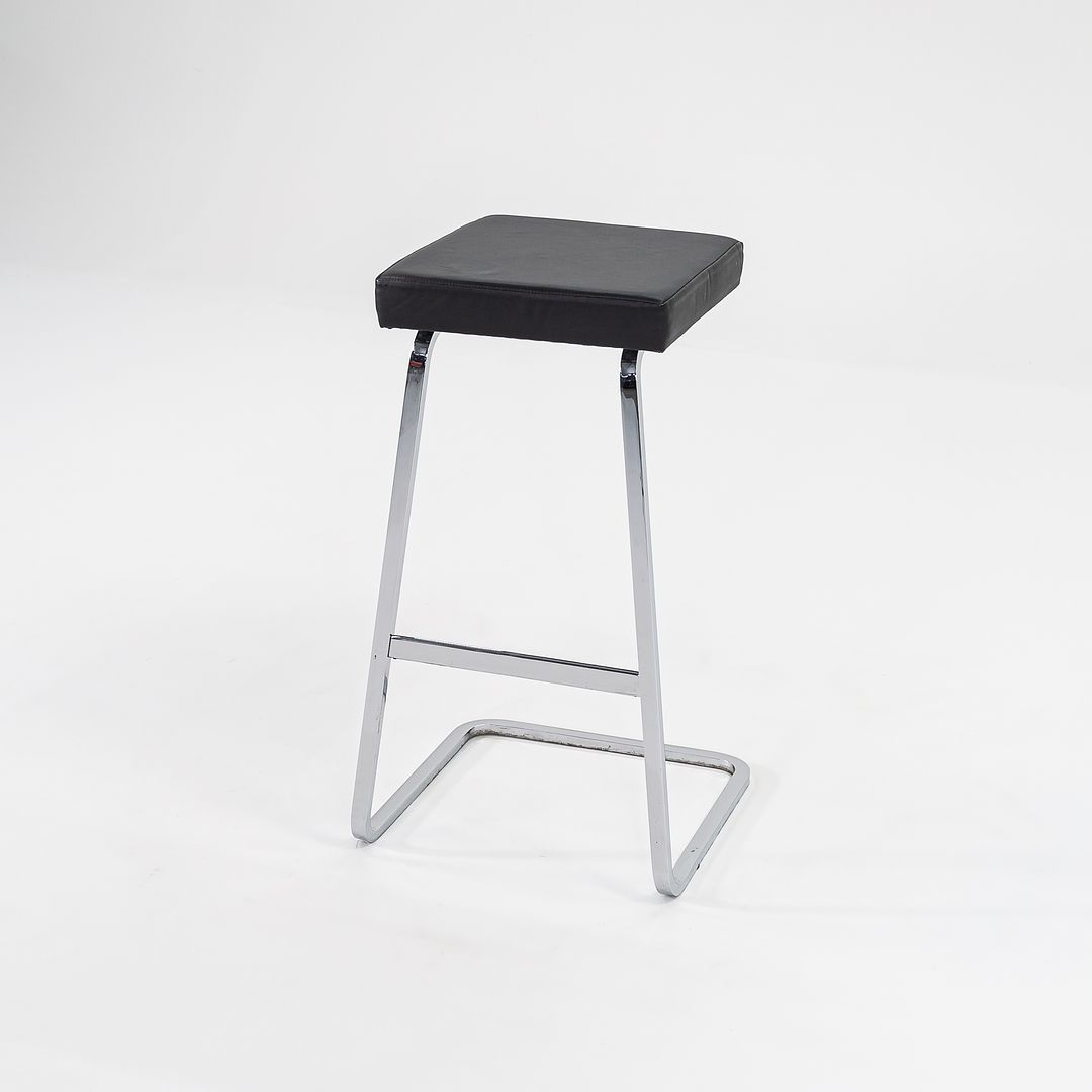 2012 Pair of Four Seasons Bar Stools by Mies van der Rohe for Knoll