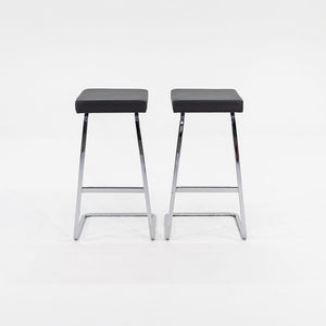 2012 Pair of Four Seasons Bar Stools by Mies van der Rohe for Knoll