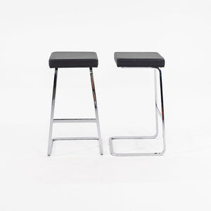 2012 Pair of Four Seasons Bar Stools by Mies van der Rohe for Knoll