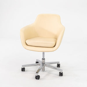 2016 Naoto Fukasawa for Geiger Saiba Mid-Back Desk Chairs in Cream 2x Available