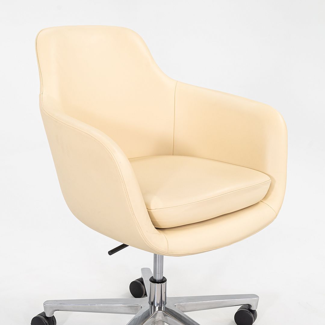 2016 Naoto Fukasawa for Geiger Saiba Mid-Back Desk Chairs in Cream 2x Available