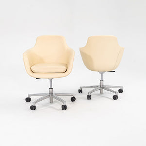 2016 Naoto Fukasawa for Geiger Saiba Mid-Back Desk Chairs in Cream 2x Available