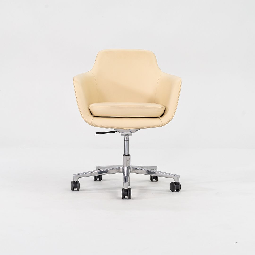 2016 Naoto Fukasawa for Geiger Saiba Mid-Back Desk Chairs in Cream 2x Available