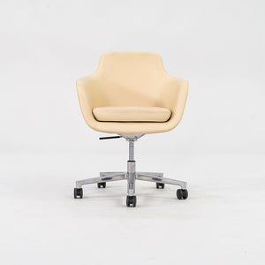 2016 Naoto Fukasawa for Geiger Saiba Mid-Back Desk Chairs in Cream 2x Available