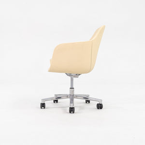 2016 Naoto Fukasawa for Geiger Saiba Mid-Back Desk Chairs in Cream 2x Available