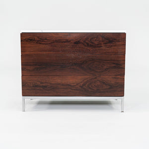 1960s Florence Knoll Rosewood 3-Drawer Dresser Cabinet with Marble Top