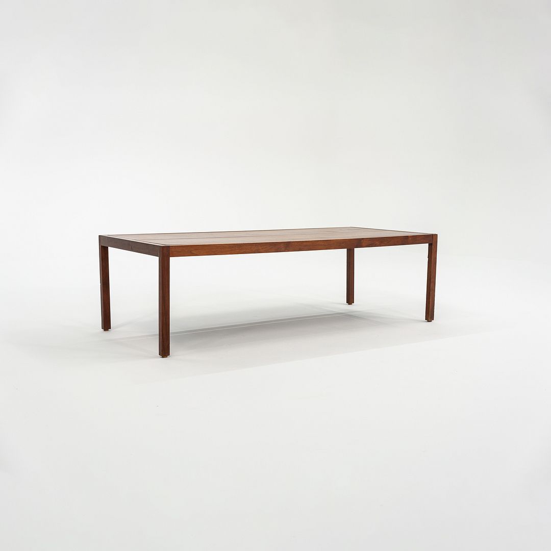1960s Lewis Butler for Knoll Rectangular Walnut Coffee Table with Clean Lines