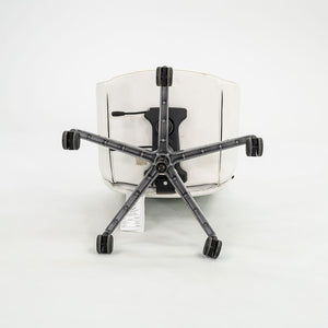 2015 Bindu Executive Desk Chair by Brian Kane for Steelcase in White Leather 10x Available