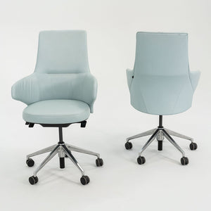2018 Coalesse Steelcase Massaud Mid-Back Desk Chair with Integrated Arms and 5-Star Base, 5X Available