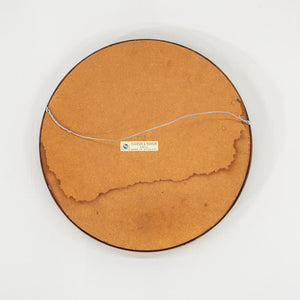 1960s Pederson & Hansen for Viby J Solid Brazilian Rosewood Circular Mirror 15"