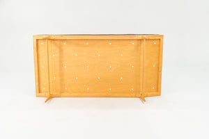 1960s Berlin 57 Daybed, Model T303 by Bruno Mathsson for Firma Karl Mathsson in Beech with Original Fabric