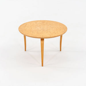 1962 Bruno Mathsson for Firma Karl Mathsson Annika Side Table with Burled Birch