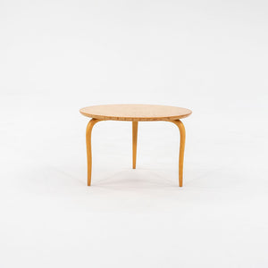 1962 Bruno Mathsson for Firma Karl Mathsson Annika Side Table with Burled Birch